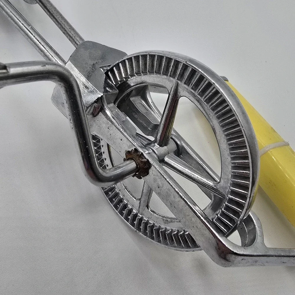 Tlc Vintage Hand Mixer Egg Beater With Crank Stainless Steel Farmhouse Rustic